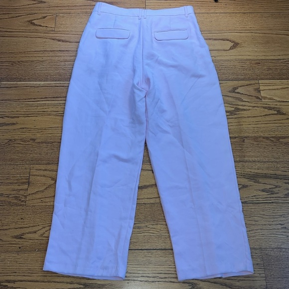 Zara Pink Glam Careewear Wide Leg High Rise Trousers CC - Picture 4 of 4